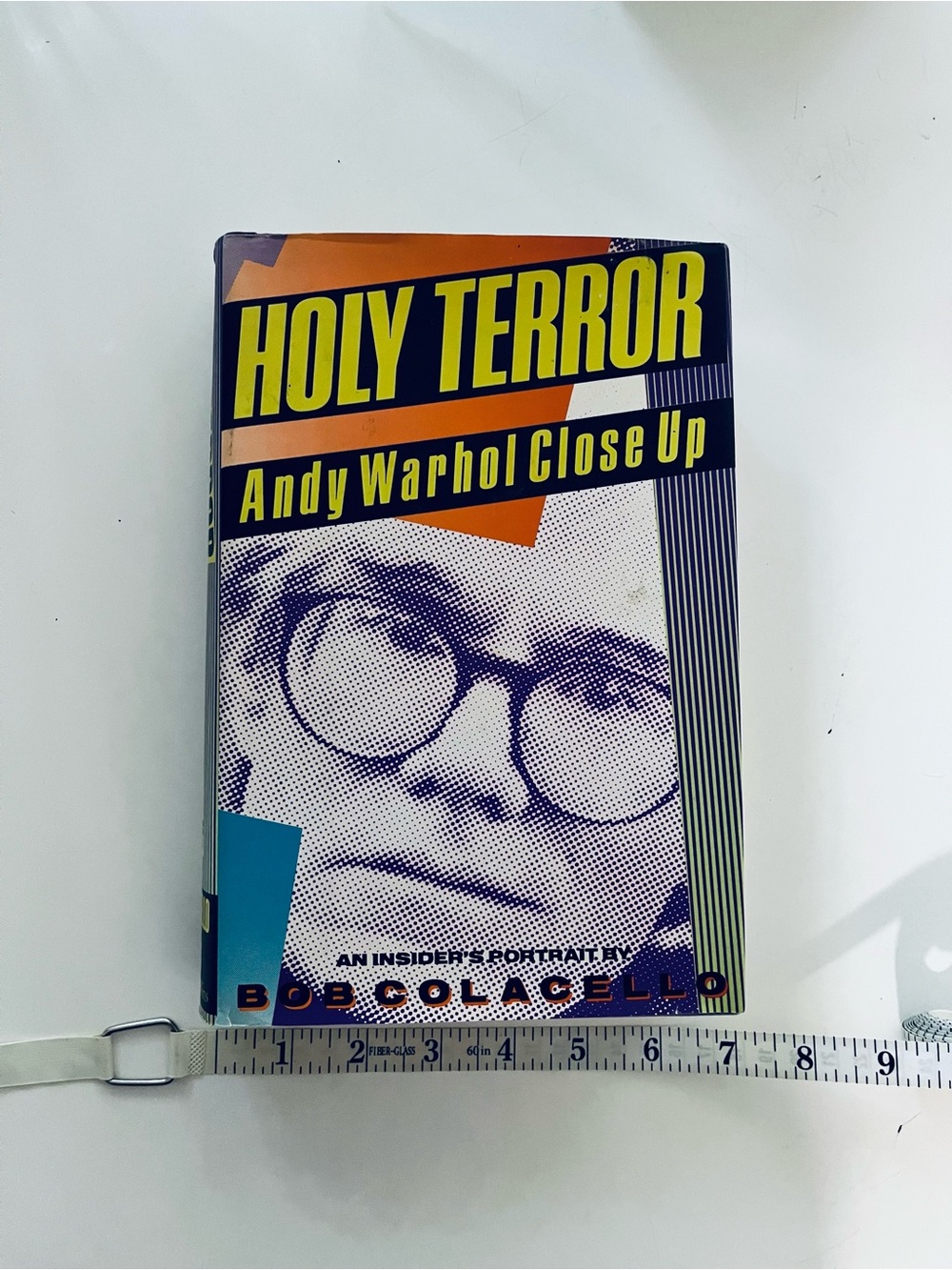 Holy Terror: Andy Warhol Close Up - Bold Yellow & Black Cover